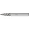 Pferd Carbide Bur - Tree Shape (Pointed), STEEL Cut - 1/4" x 5/8" x 1/4" Shank - SG-1 24788 - alternate 1
